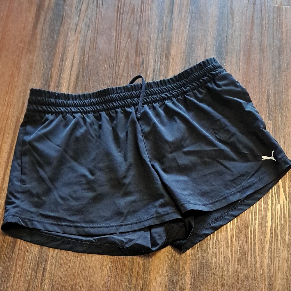 Puma Black Women's Athletic Running Shorts